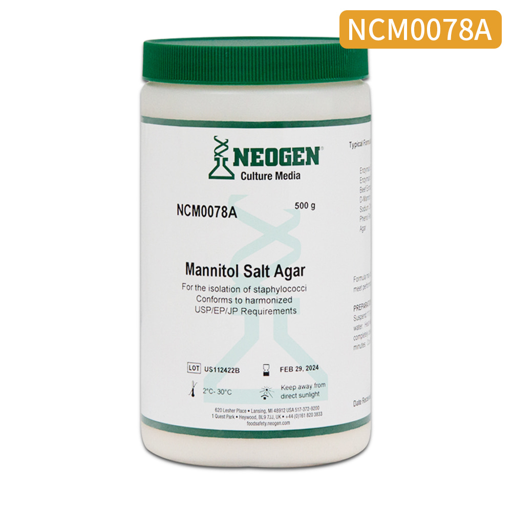 [NEOGEN]MSA(Mannitol Salt Agar) 500g (002561)